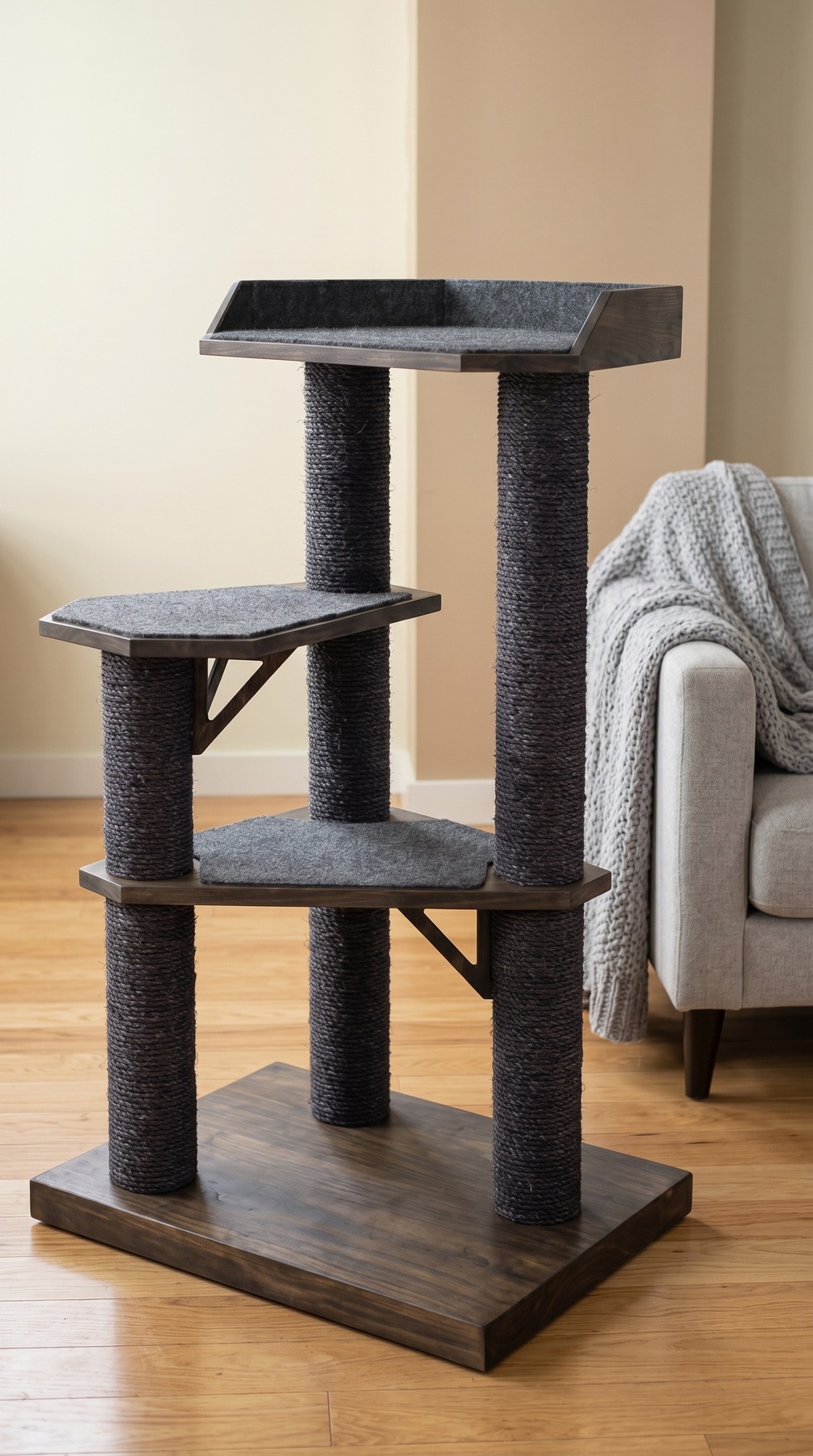 Charcoal Perch Tower — view 2